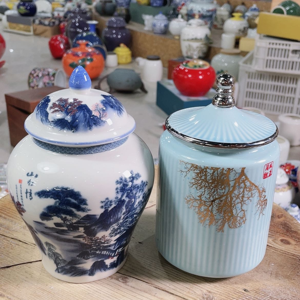 【闪购商品】罐陶瓷茶叶罐密封罐