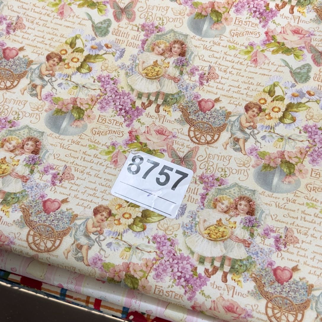 棉一米价纯棉8安帆布1.5米宽果子块