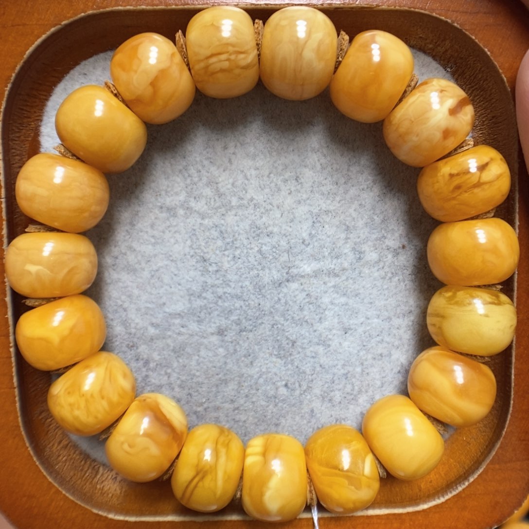 蜜蜡手串未镶嵌蜜蜡手串
