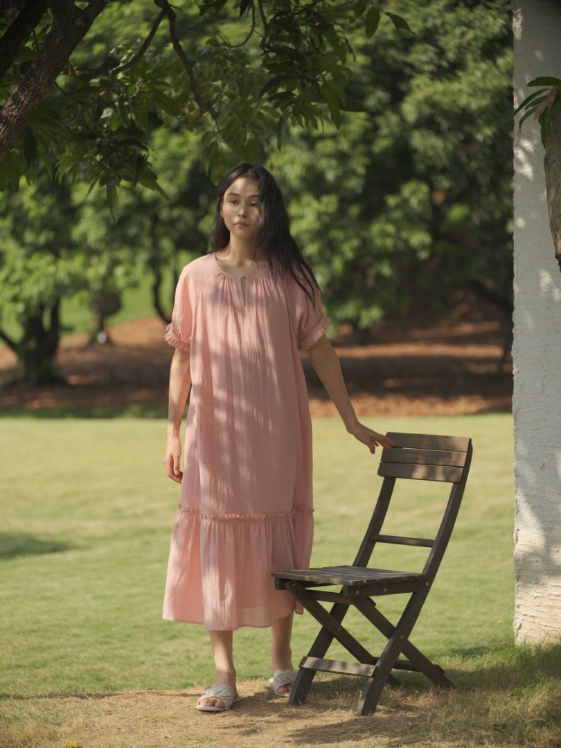 朵朵可可25年春新款半袖套头家居裙cq195