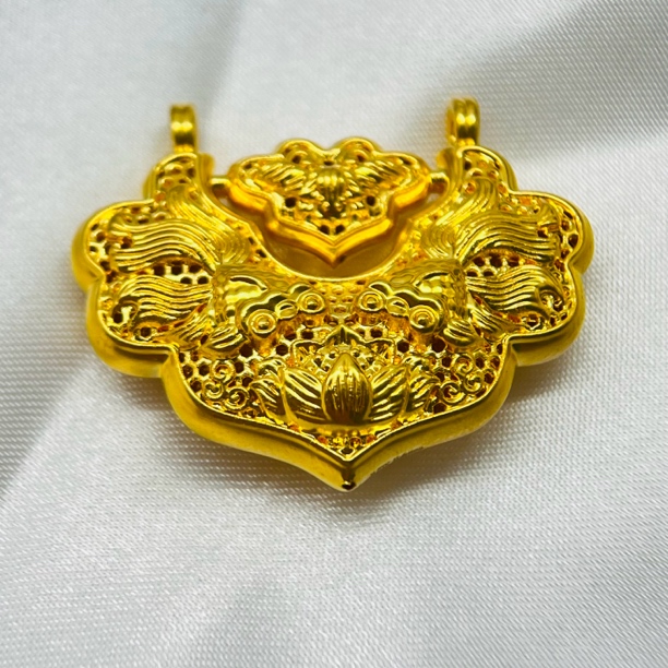 足金饰品/镂空锦鲤锁包/4.14/1B5E09202/K