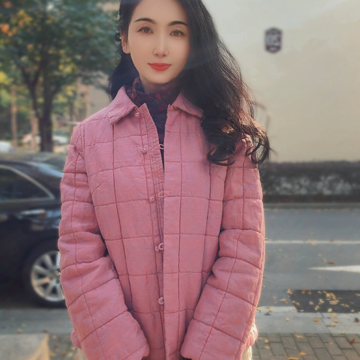 青墨分享秋冬色织亚麻棉衣
