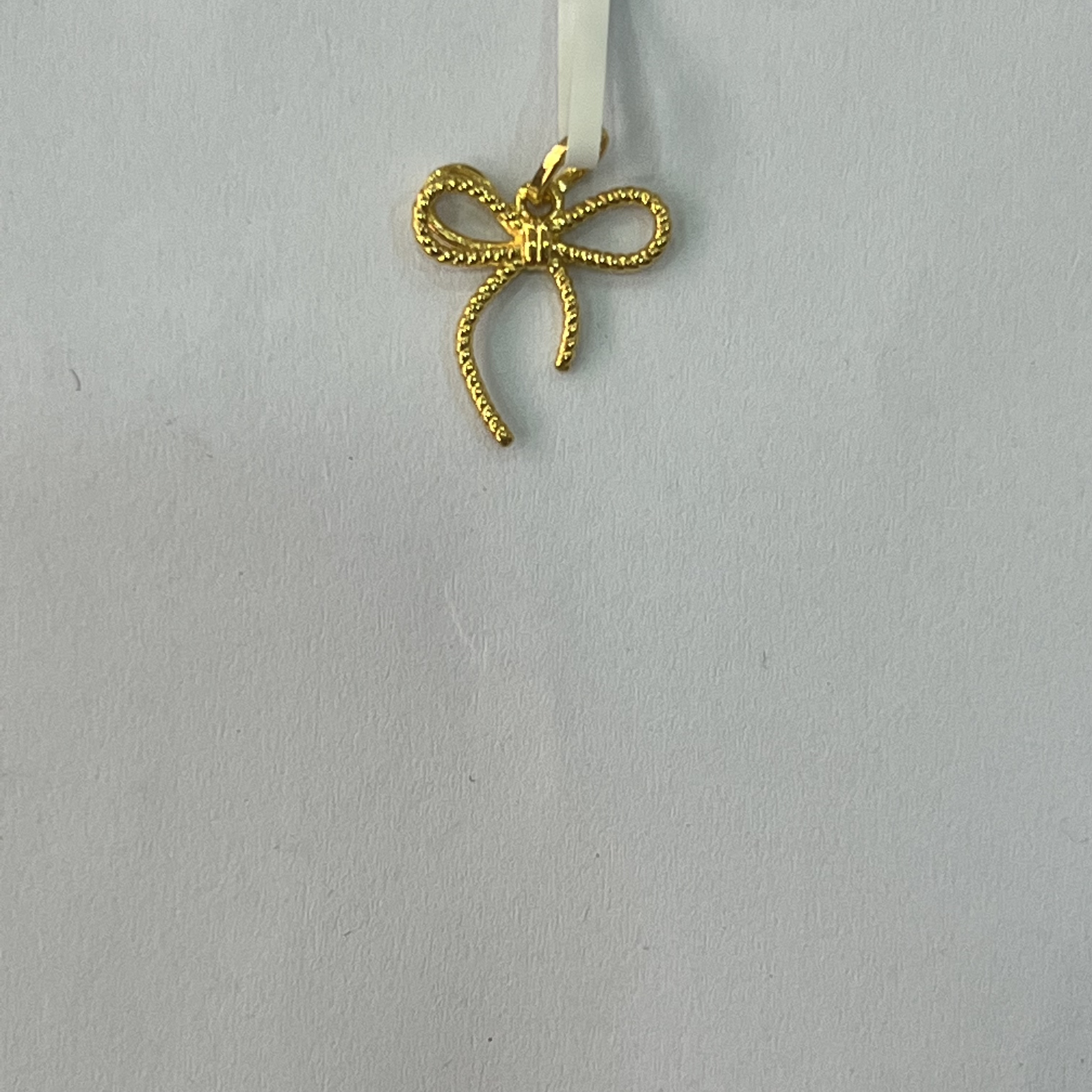 【北北专享】 足金999饰品 蝴蝶结吊坠1.44 GP