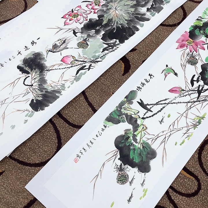 国画張**課段莲军老师作品6666666666