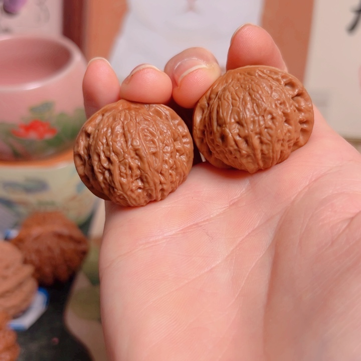 吊坠文玩核桃带*高配精对好货铁锤妹妹