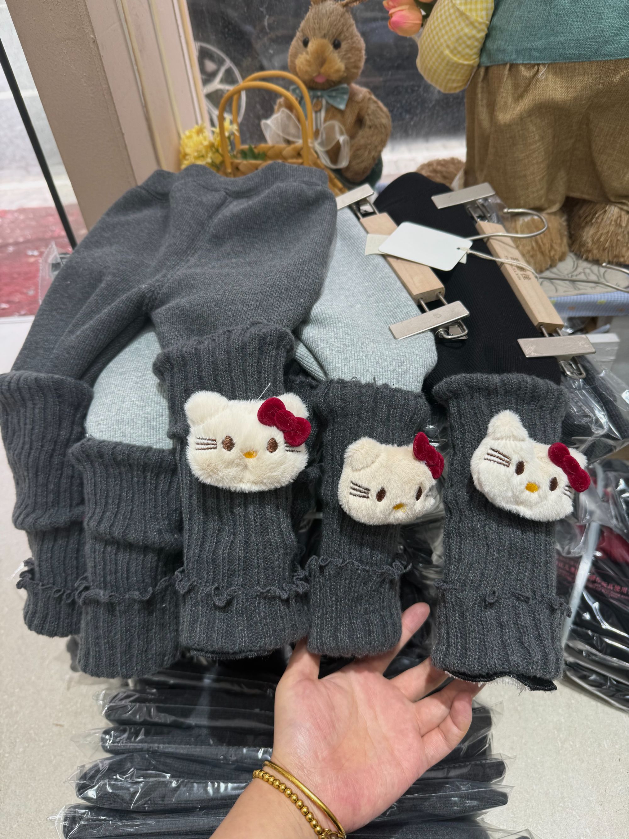 女童韩版森系百搭可爱加绒加厚打底裤A21