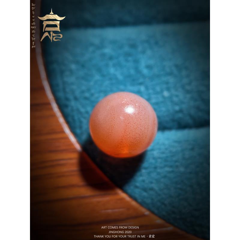 千年泰系红玉髓·全品满朱砂·尺寸9.2 多宝必备