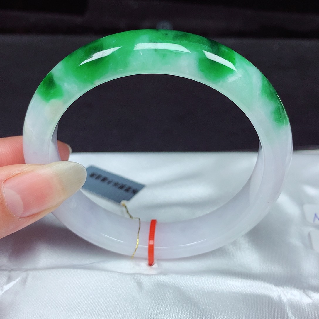 未镶嵌手镯翡翠60圈887