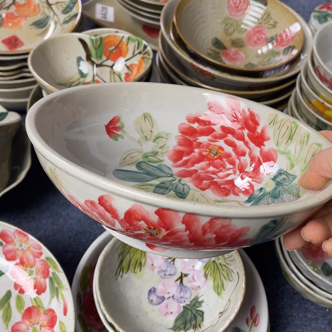 盘小**采景德镇高温陶瓷8888