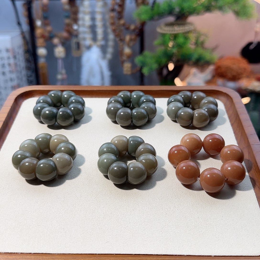 菩提根/象牙果吊坠山竹手捻单只36；68两只