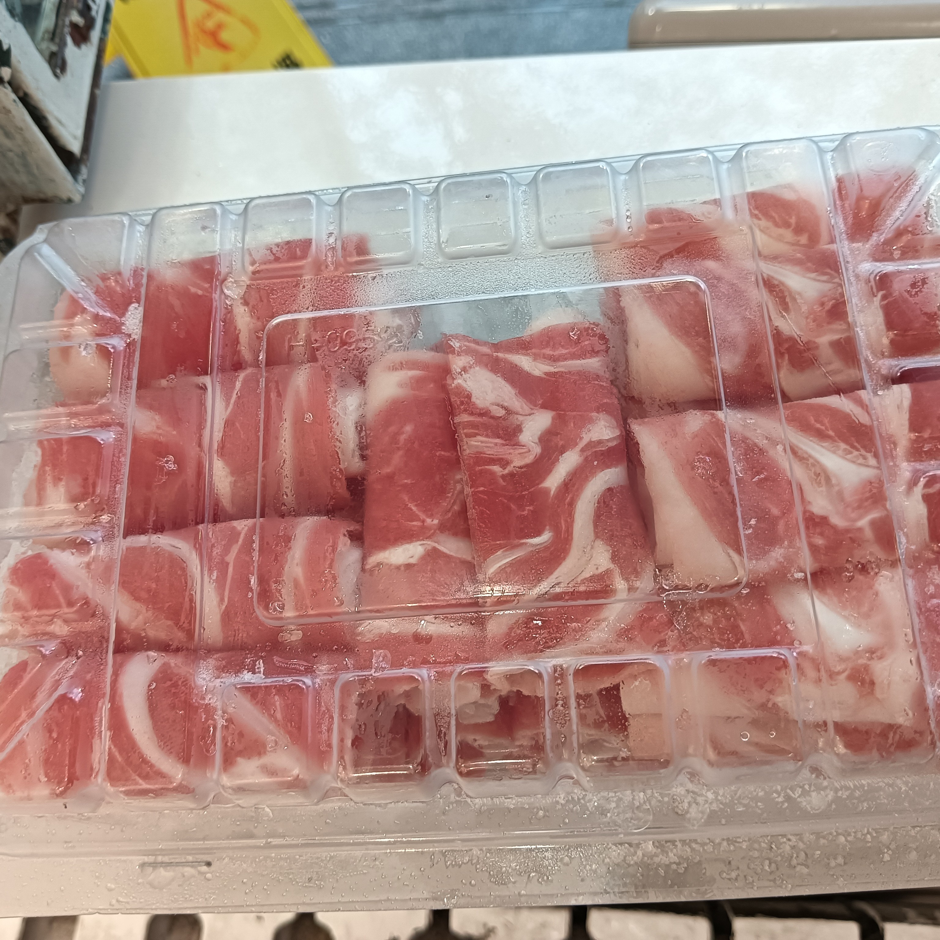 兰大优鲜高钙羊肉片 一斤一盒 带脆骨有口感