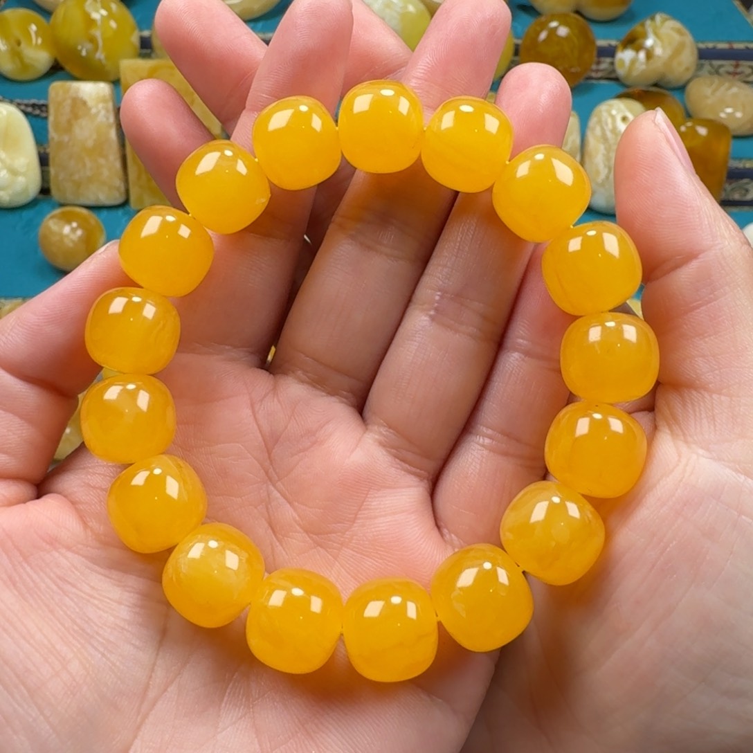 蜜蜡手链未镶嵌蜜蜡