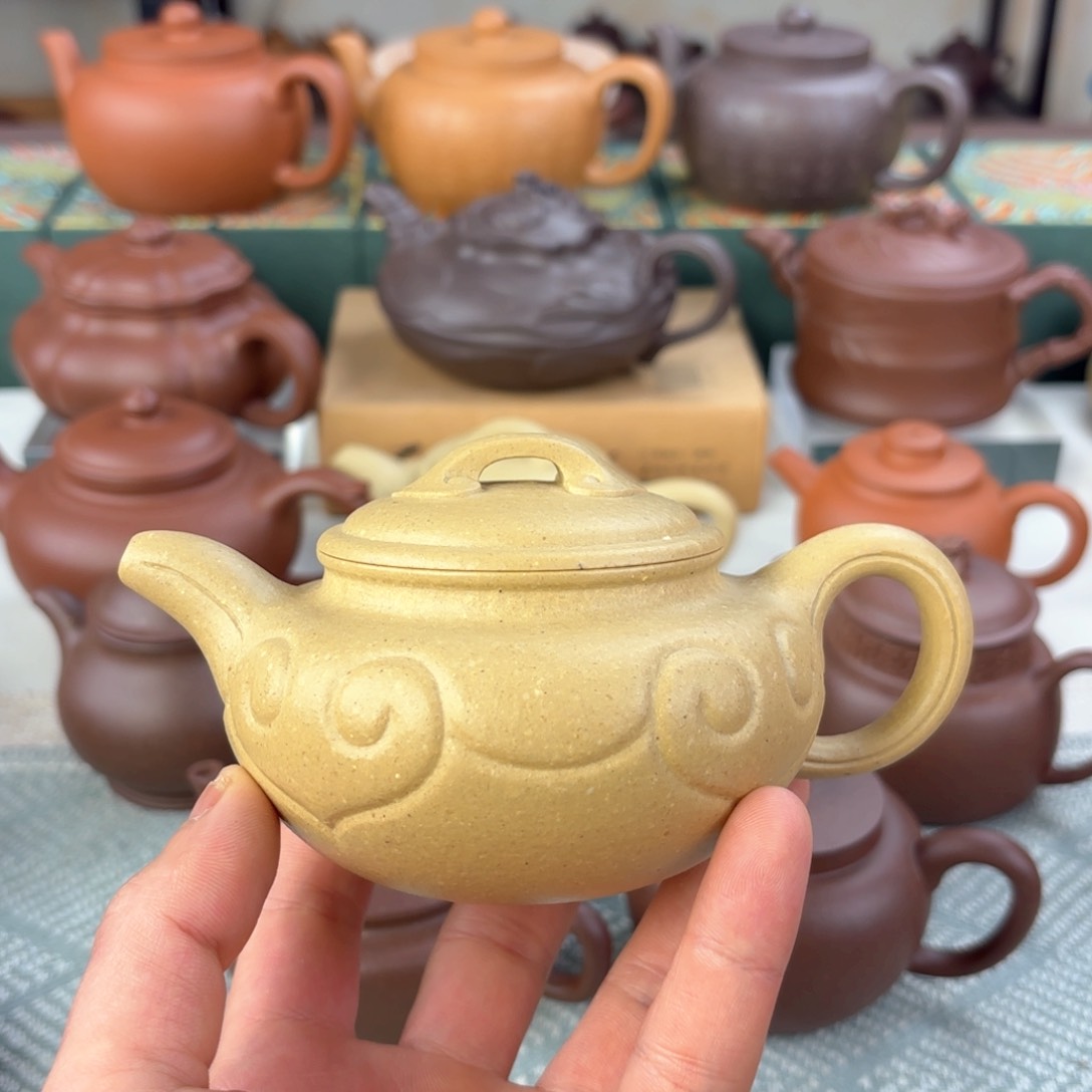 紫砂茶壶赛*秋如意 半手工 220 cc