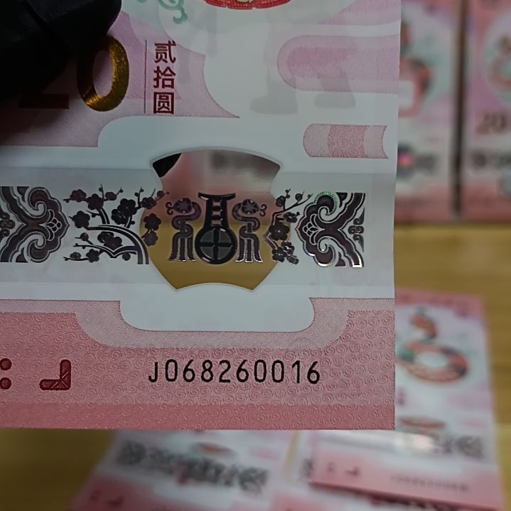 塑料蛇钞号码如图068260016朦胧王尾6