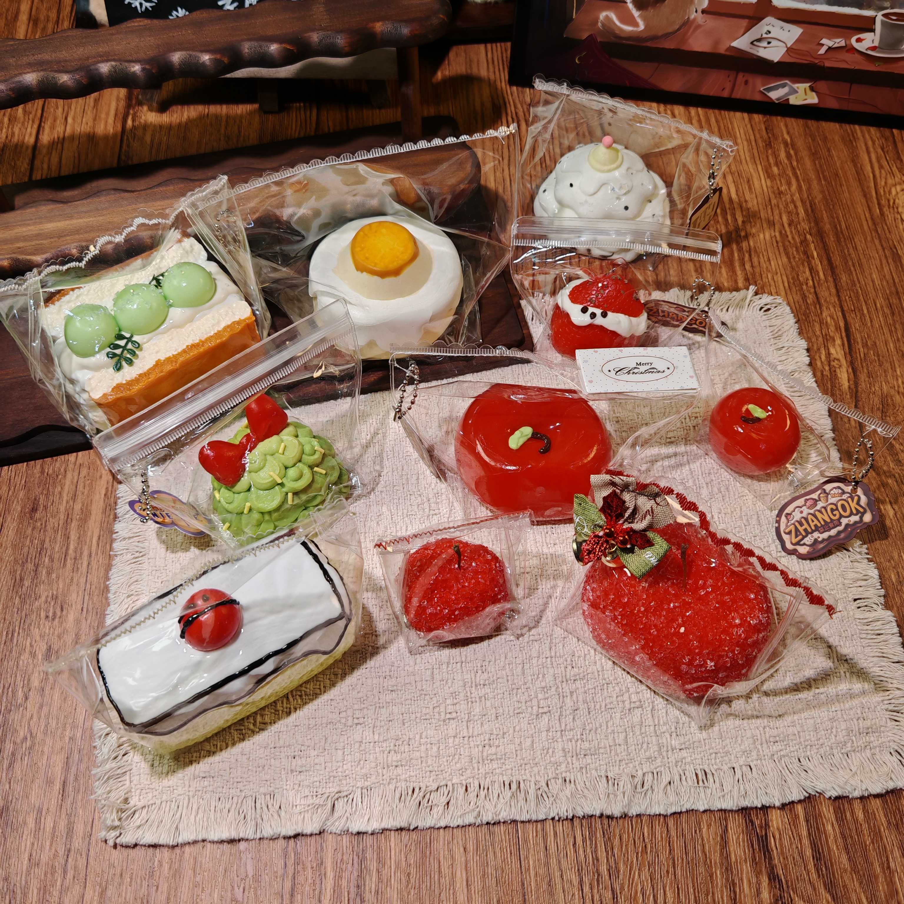 【十号链接 】手工制作默认微瑕  食品级硅胶捏捏乐成品ZHANGOK