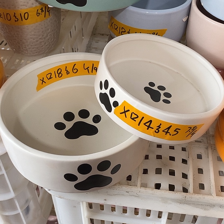 陶盆有孔 瑕疵针孔漏釉介意勿拍 口高