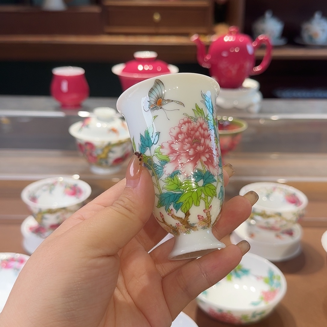 珐琅彩主人杯茶具系列