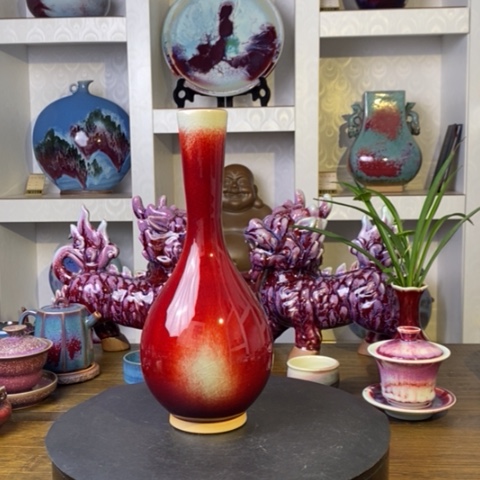 瓷片禹州神后钧瓷原产地~