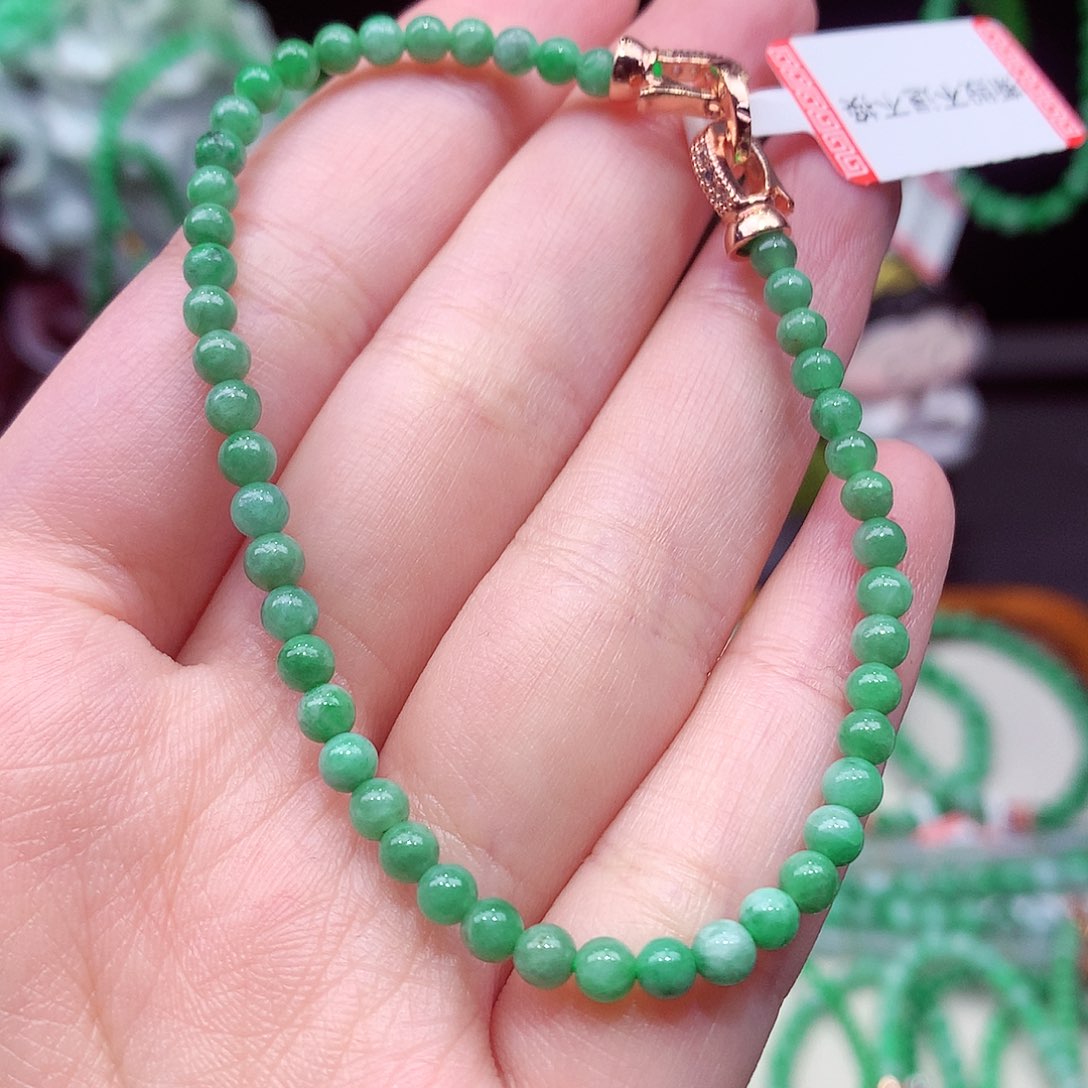 翡翠未镶嵌手链翡翠