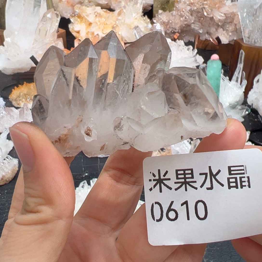 未镶嵌水晶珠宝半成品