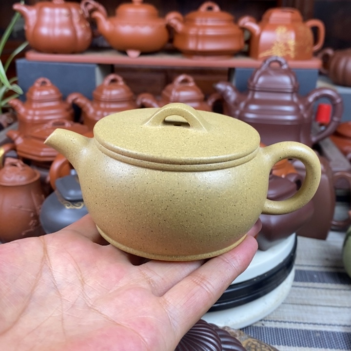 茶壶紫砂汉瓦220cc原矿本山绿特价