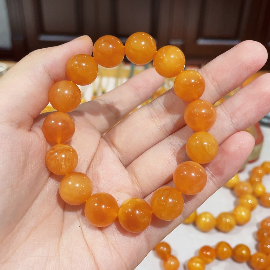蜜蜡手链未镶嵌手串
