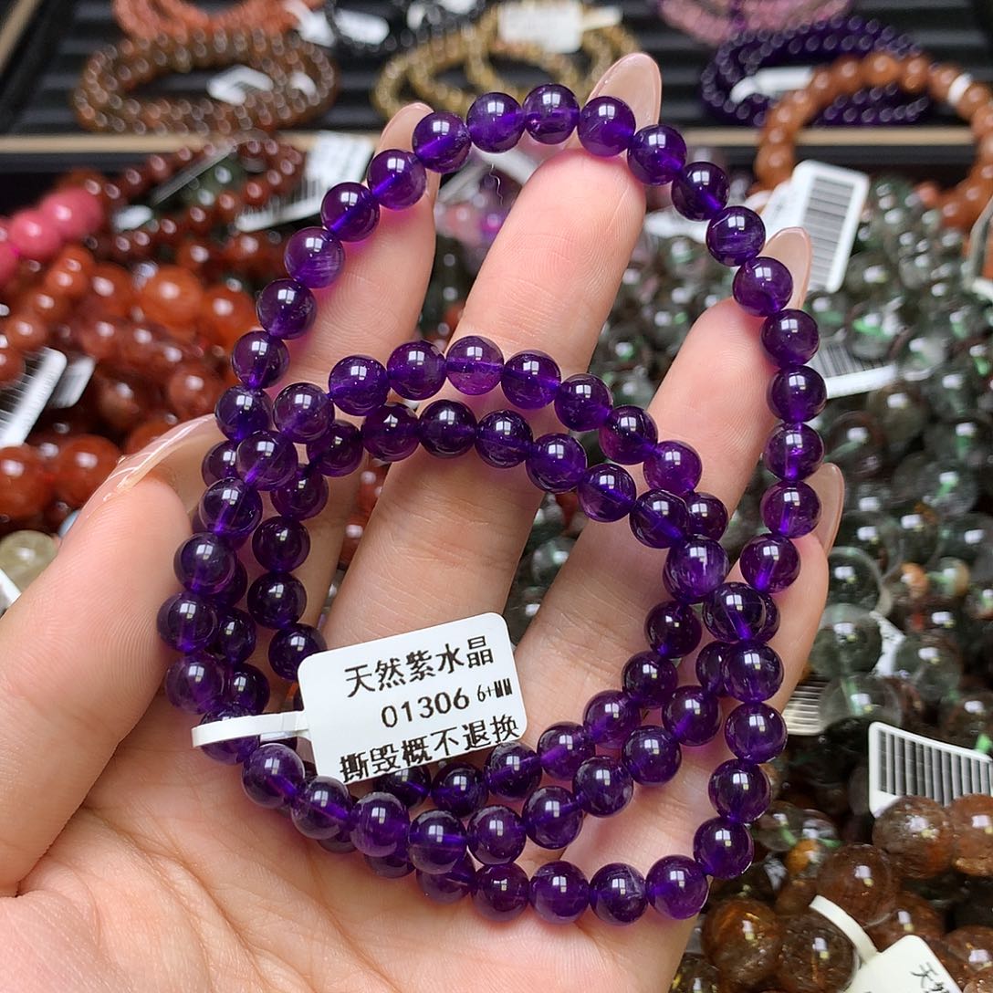 水晶手链未镶嵌，