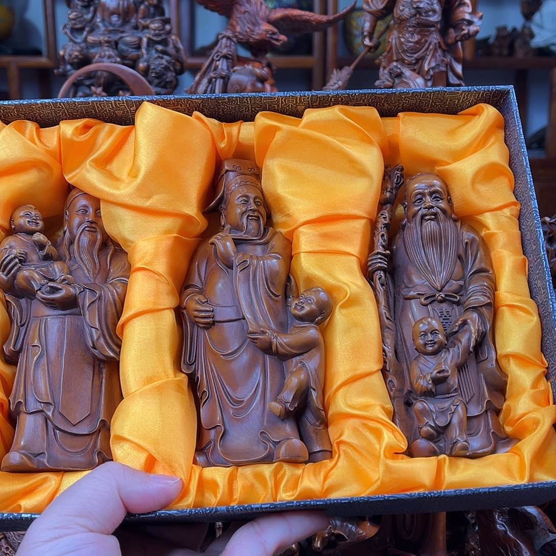 黄杨木黄杨木雕刻高度15厘米