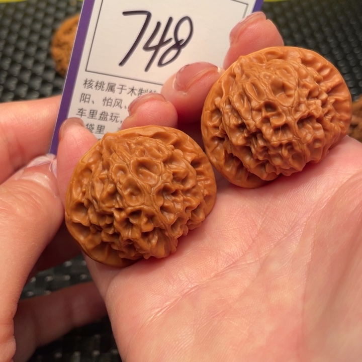 文玩核桃把件40宫灯748