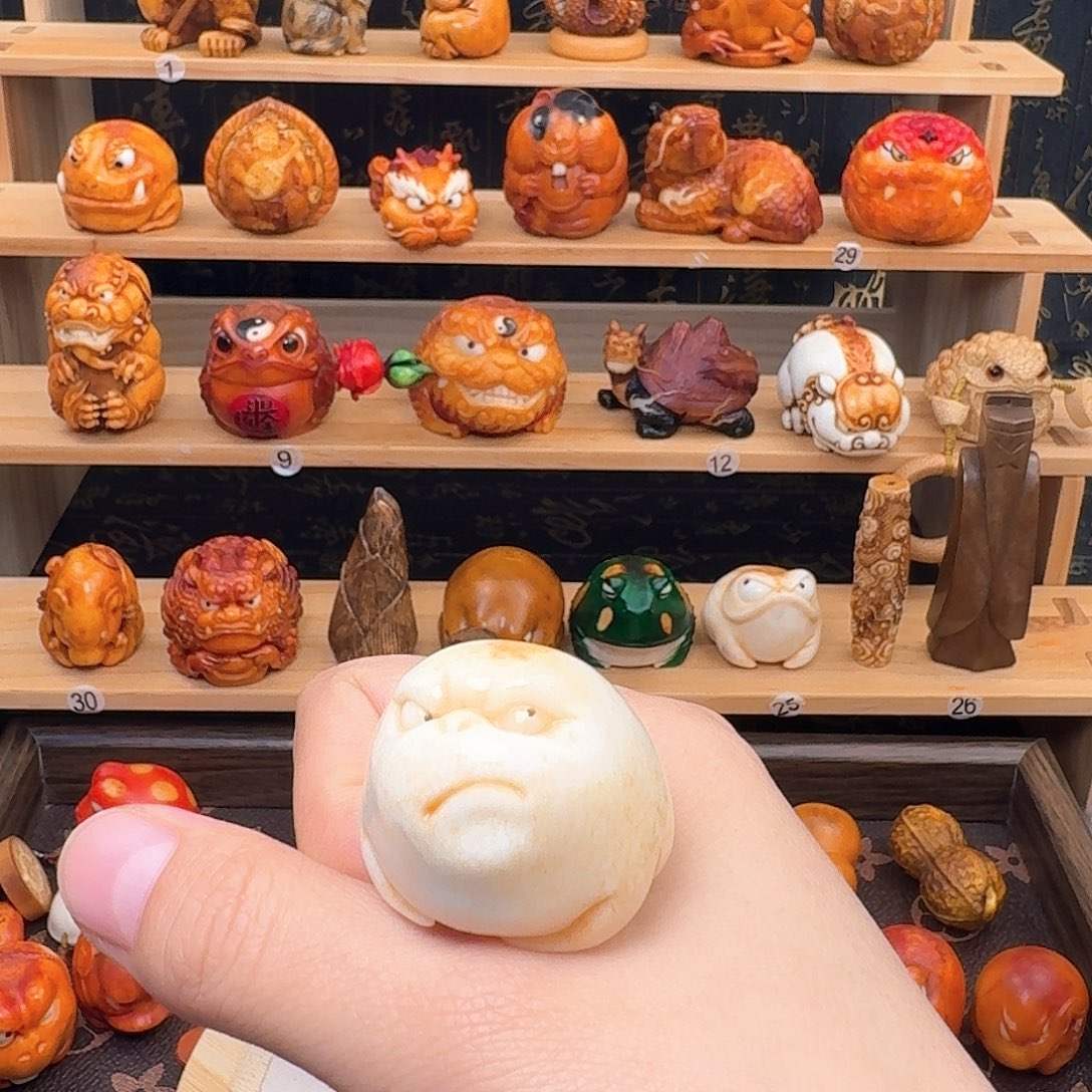 珈***间香榧木鹿角金蟾福利不退换