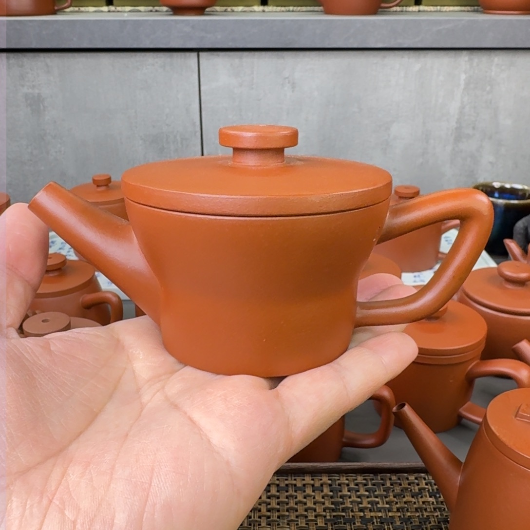 紫砂茶壶微瑕简四