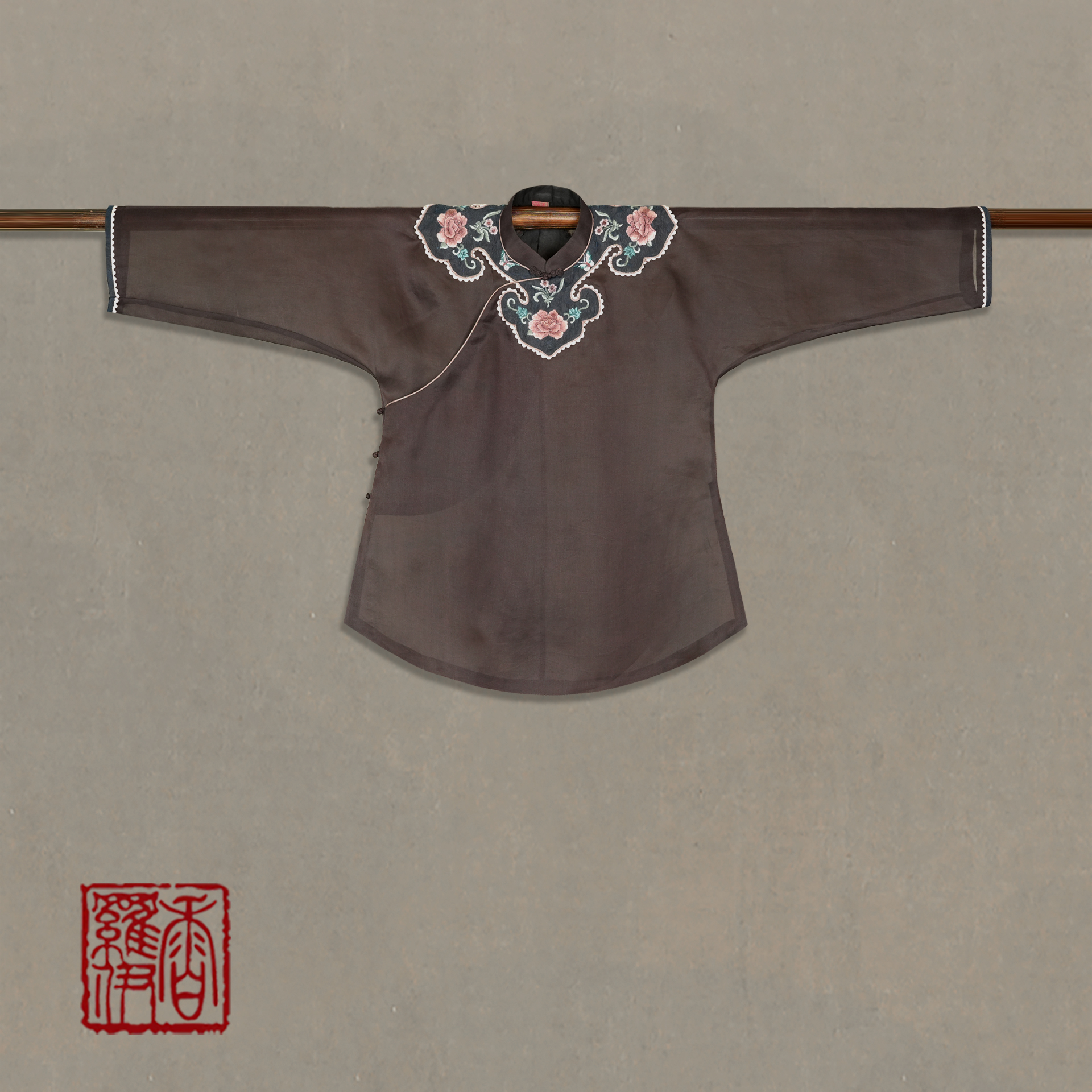 【暗纹衔露】传统复古中式汉服绣花上衣