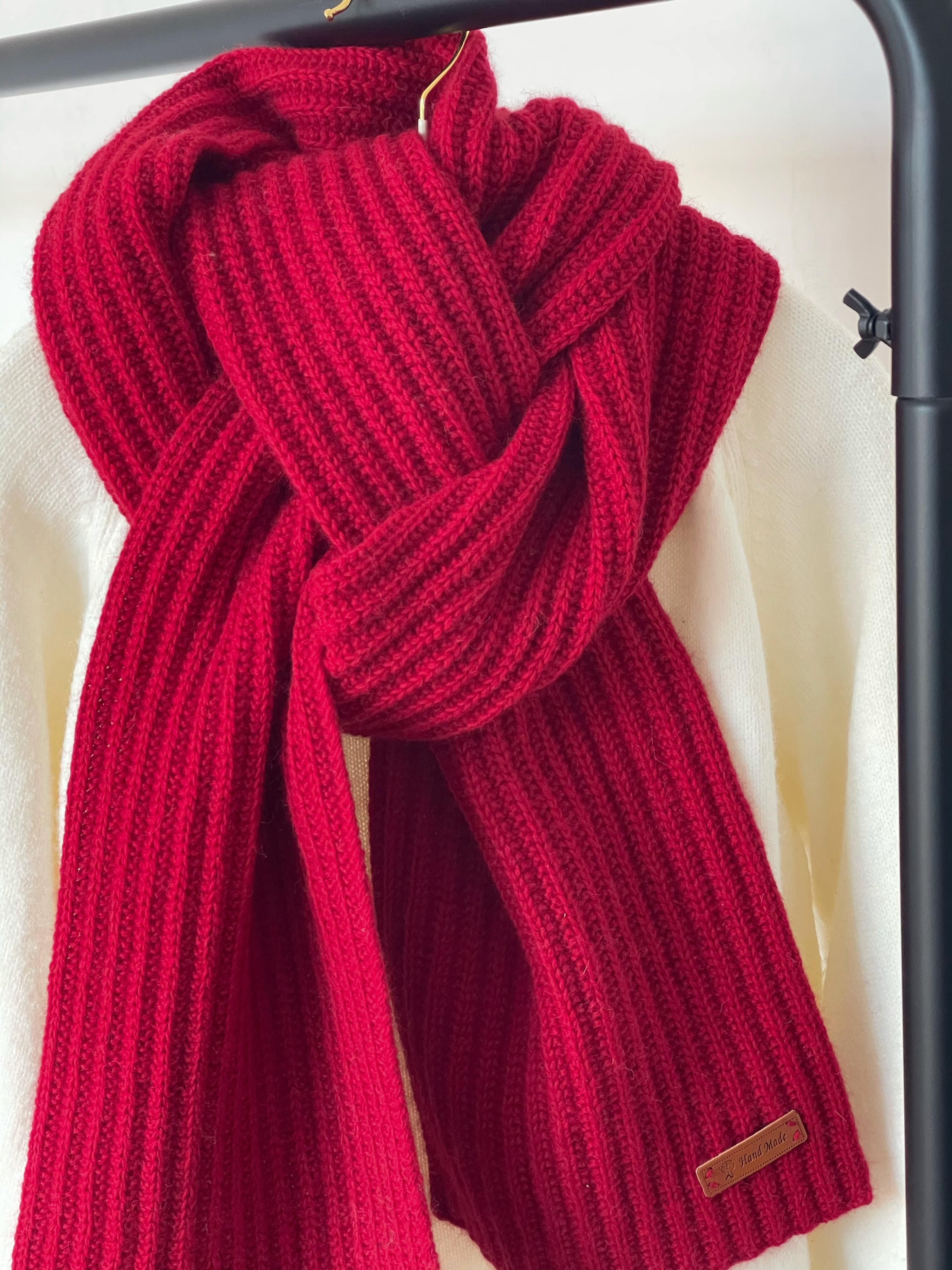 相思扣羊绒线围巾材料包自织围巾毛线团手工编织diy送礼物围脖