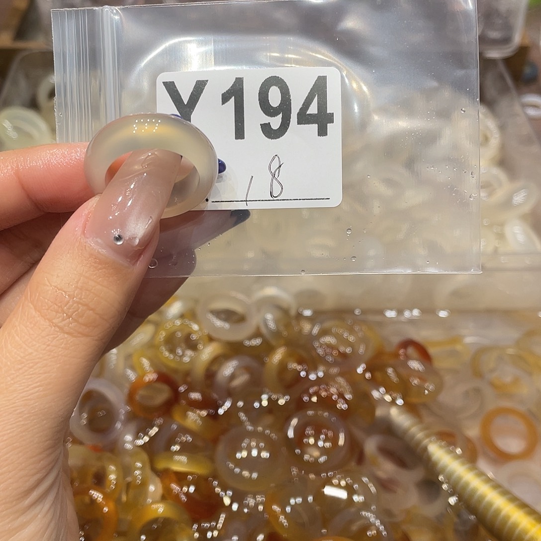 玛瑙/玉髓未镶嵌戒指194