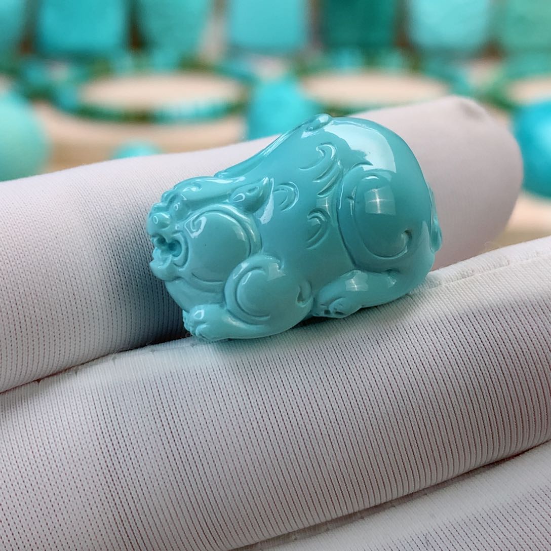 绿松石挂件未镶嵌