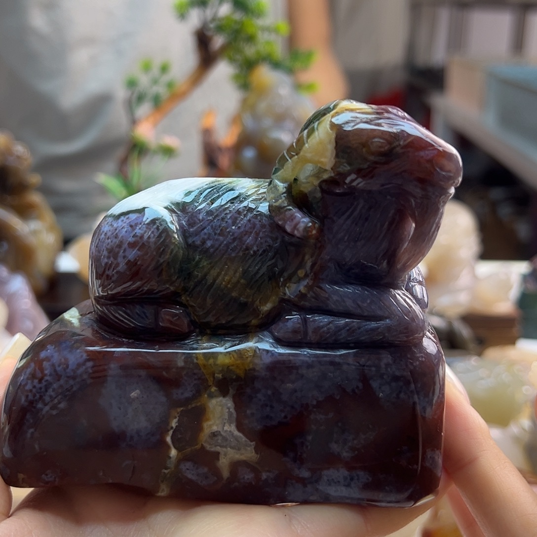 玛瑙/玉髓未镶嵌吊坠(不含链)