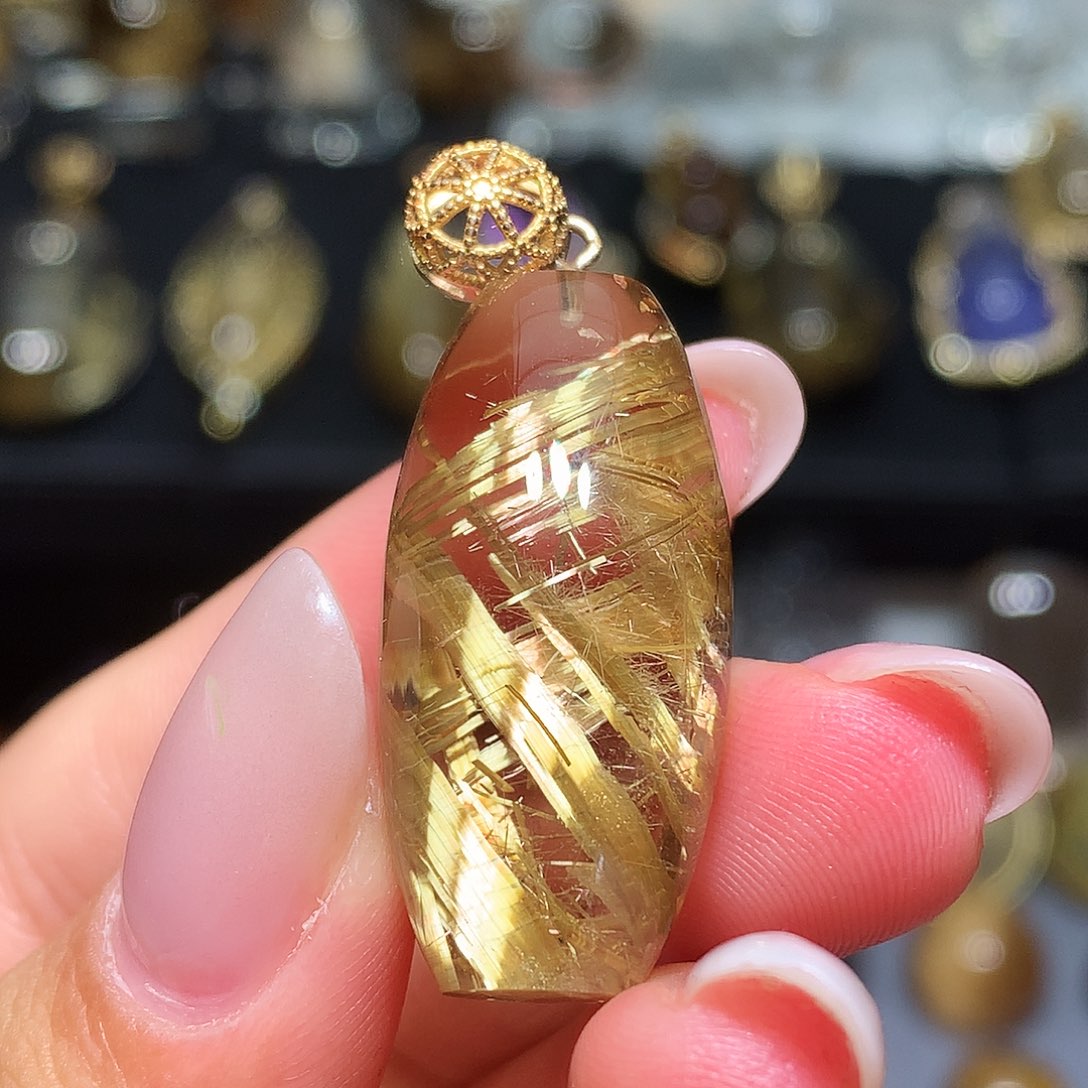 银S925镀金镶嵌水晶珠宝半成品