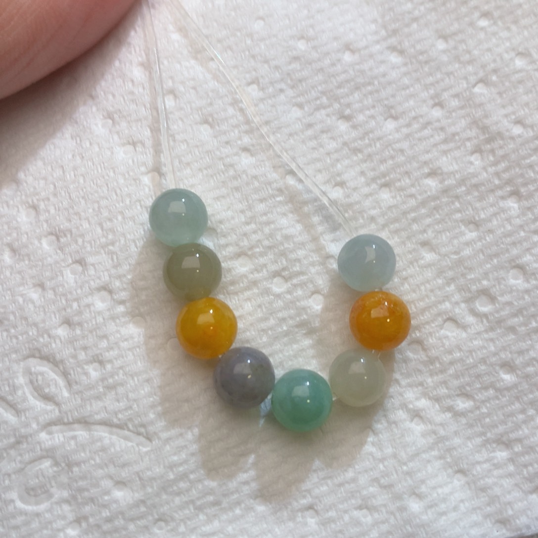 翡翠散珠七彩珠珠珠珠