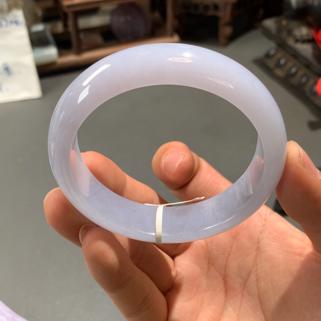 翡翠手镯未镶嵌57.8圈口