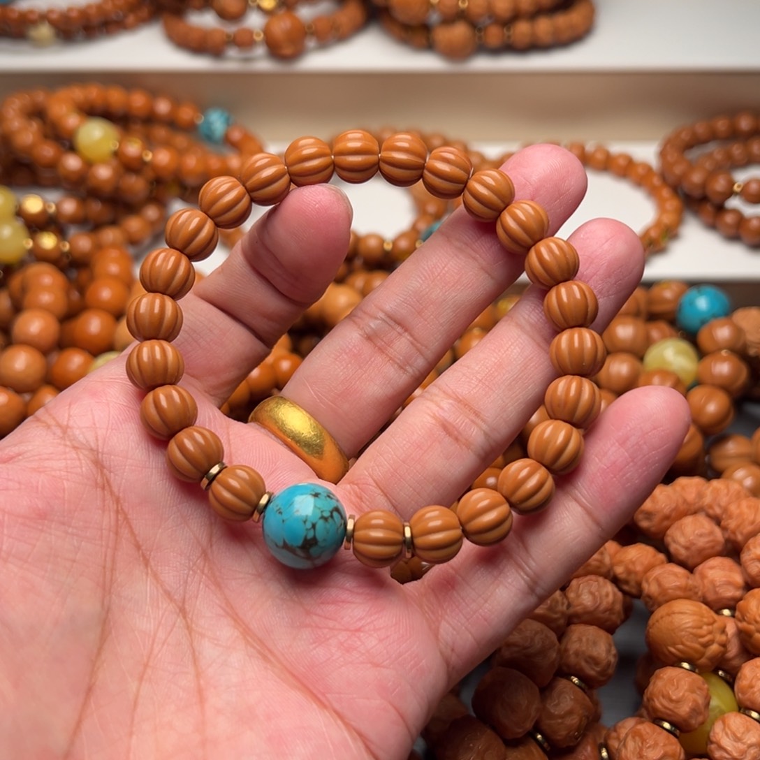 天***意猴头核桃手串瓜主