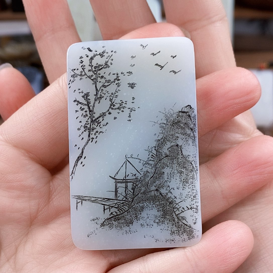 和田玉颈饰未镶嵌