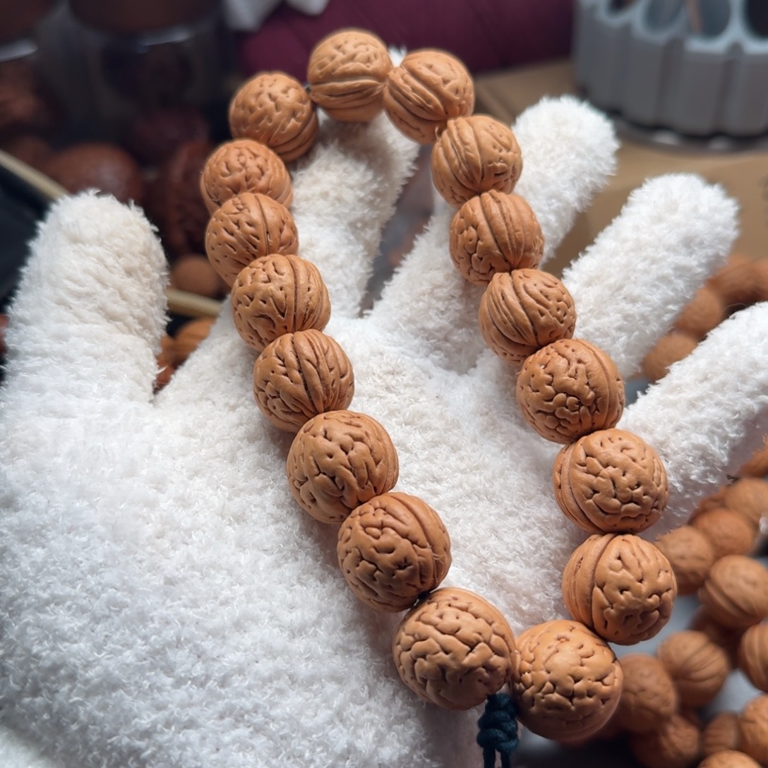 桃核吊坠盘锦肌肉纹