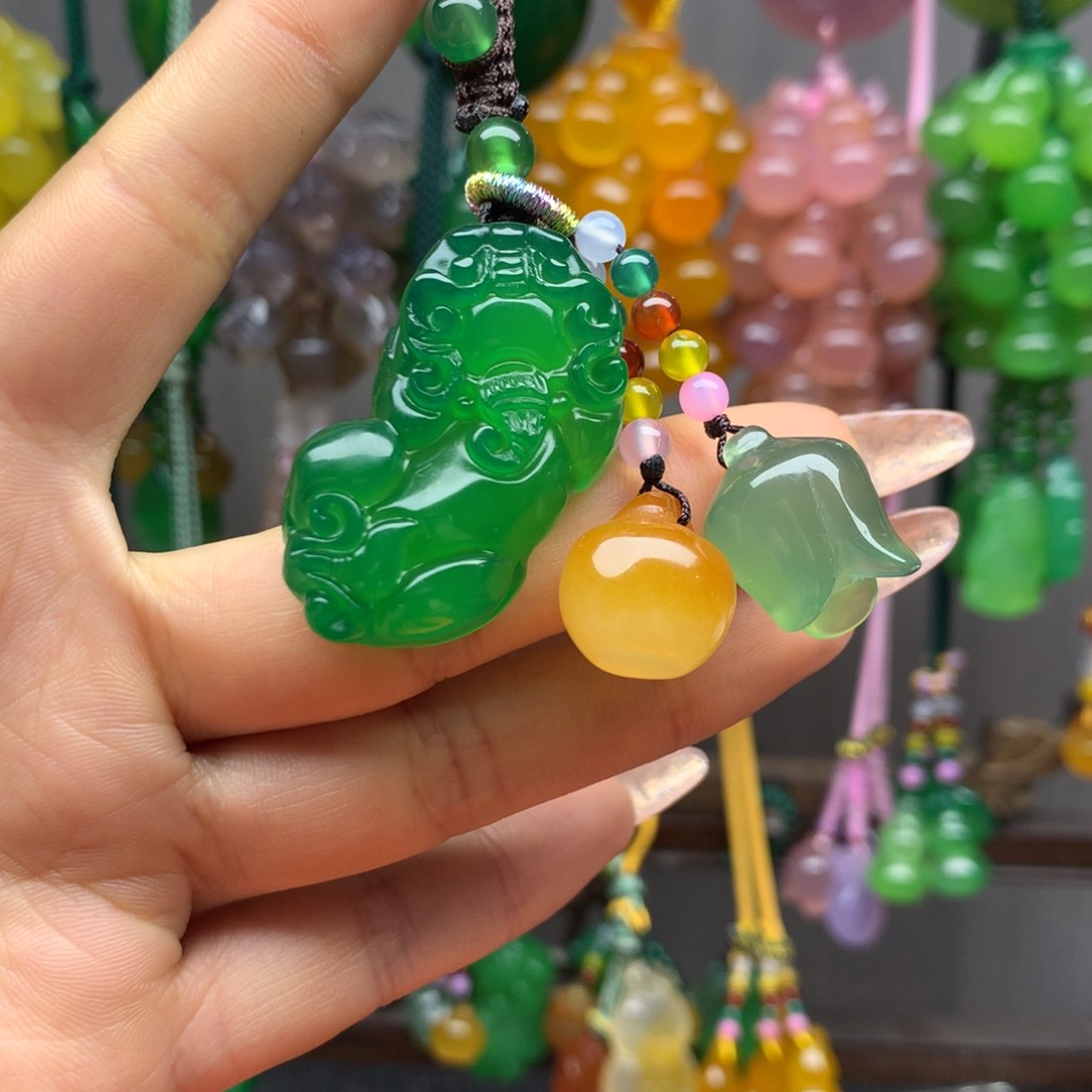 玛瑙/玉髓吊坠(不含链)未镶嵌