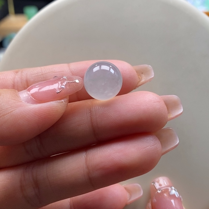 翡翠吊坠(不含链)未镶嵌翡翠高冰茶珠卡13