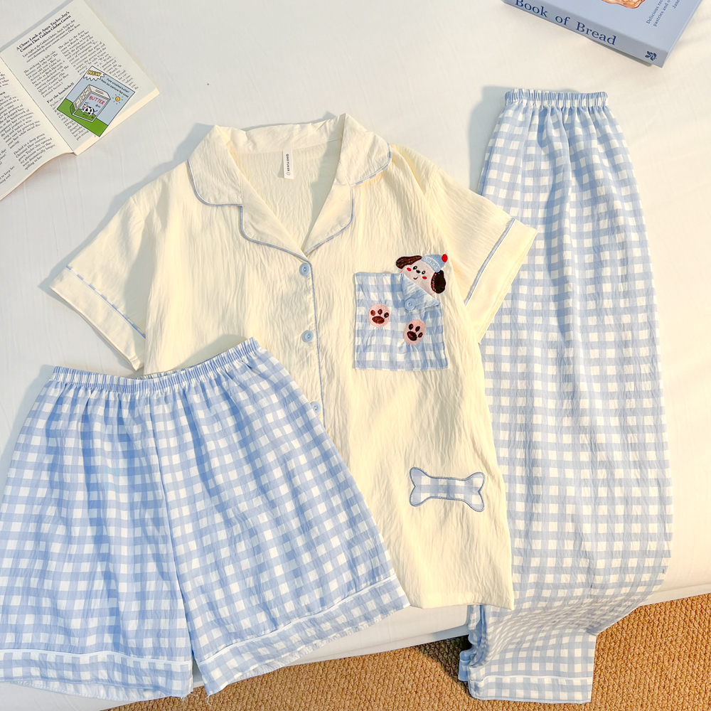 【三件套合集】三件套夏季新款卡通休闲少女夏天女款家居服