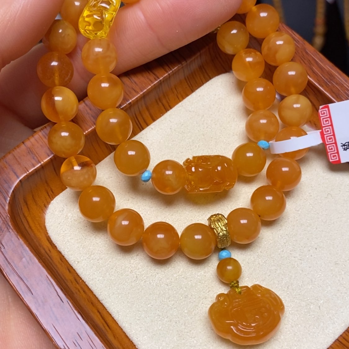 【闪购商品】蜜蜡手链未镶嵌手串