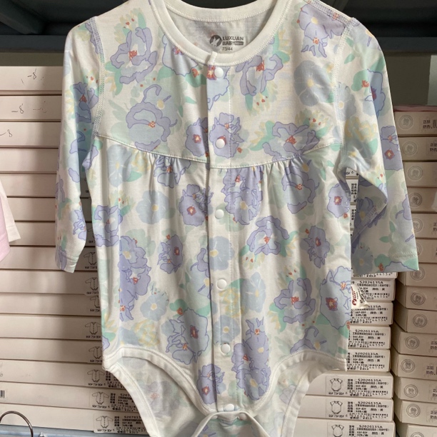 女宝长袖 璐璇包屁莫代尔薄的