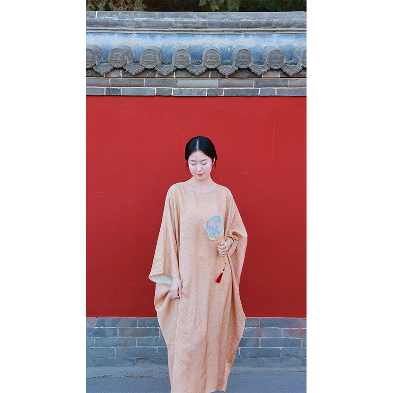 【2025门店同款】新中式连衣裙（25707108紫磨金-设计师）