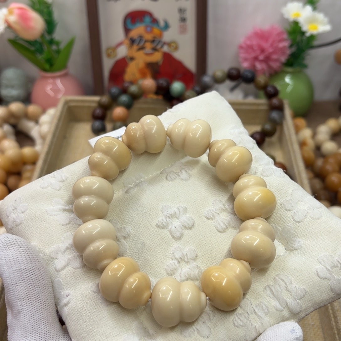 菩提根/象牙果吊坠24干磨牙果奶黄葫芦725