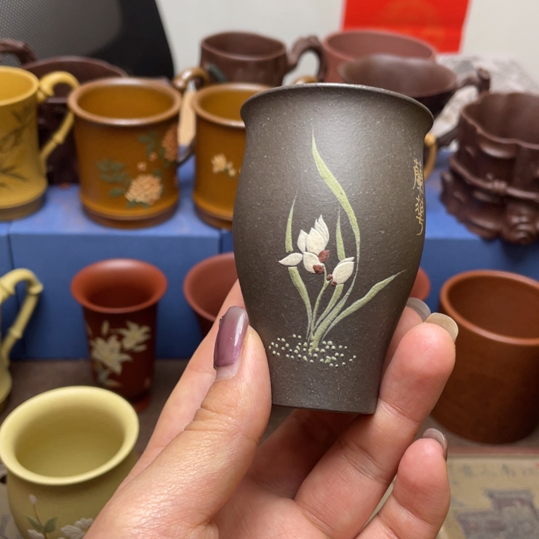 紫砂茶杯紫砂主人杯